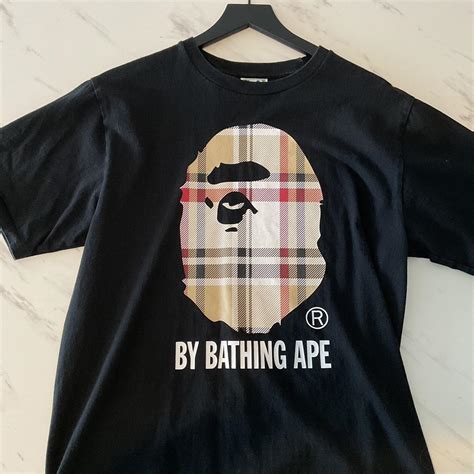 black burberry bape shirt|authentic Bape shirts.